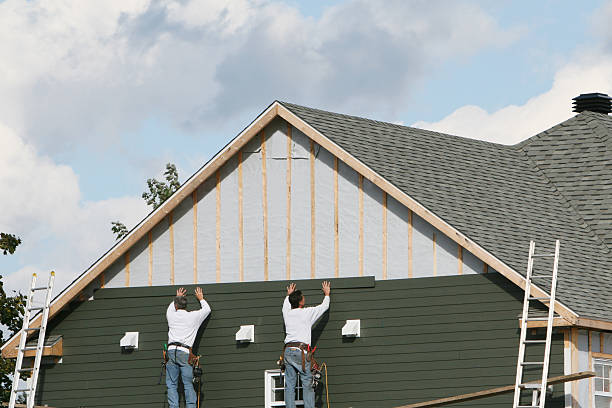 Professional Siding Contractor technician working in Cary, NC